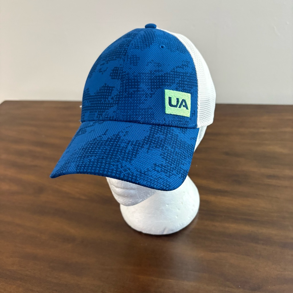 Under Armour Blue And White Cap Men’s Trucker Hat
